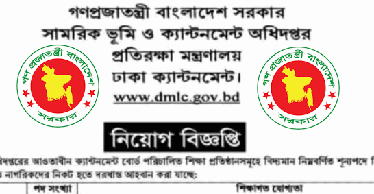 DMLC Job Circular