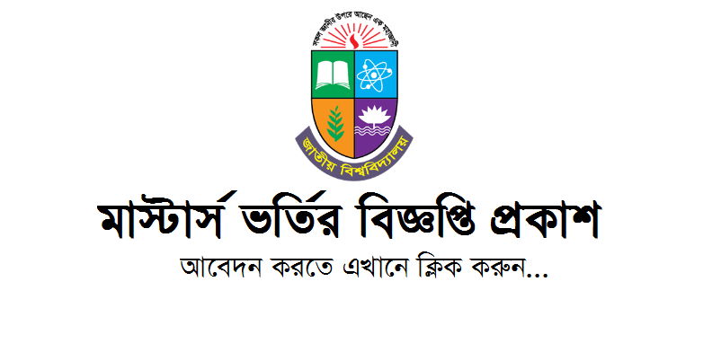 NU Masters Admission Circular 2021 Online Apply