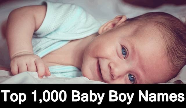 Top 1000 Baby Boy Names