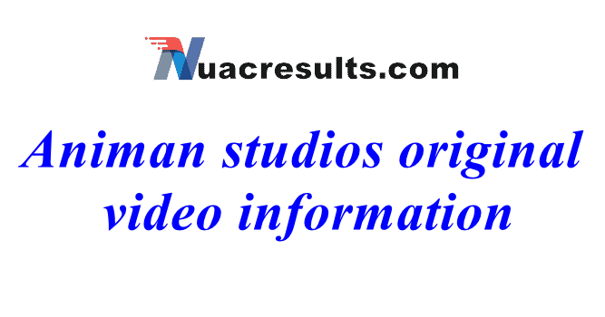 Animan studios original video information 2023